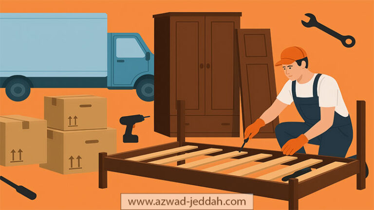 تفكيك وتركيب الأثاث قبل النقل